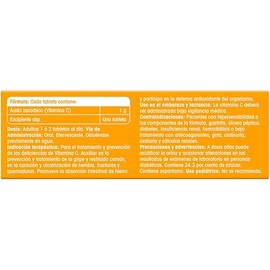 Redoxon Vitamina C Multivitamínico, Ayuda a Las Defensas de Tu Cuerpo, 10 Tabletas Efervescentes Sabor Naranja