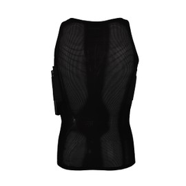 lilcreek Mesh Conceal Carry Shirt for Men, Polyester Spandex, Sleeveless, High Ventilation, Scoop Neck, Black, Adult Male, Tactical