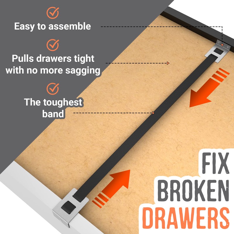 DIY Doctor Drawer Repair Kit - Pack of 4 Dresser