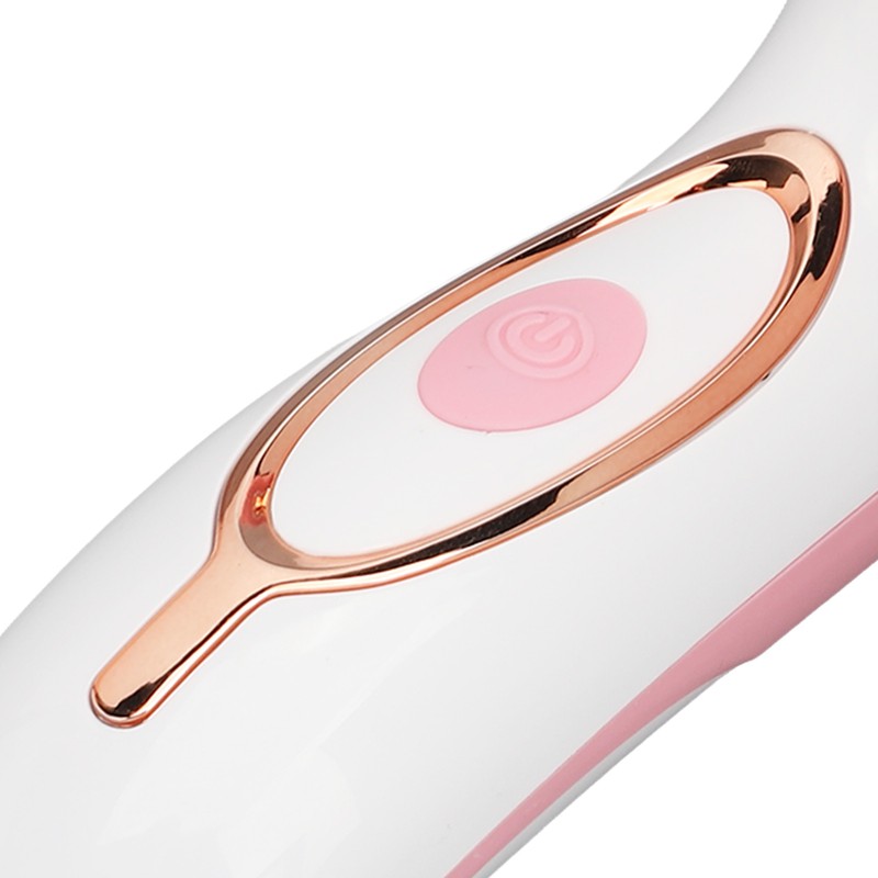 Electronic Facial Brush Reduce Fatigue Silicone Head Jadestone Roller Massaging