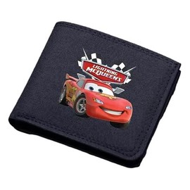 TCB Creations Lightning Mcqueens Cartoon Car Character Bi-Fold Wallet