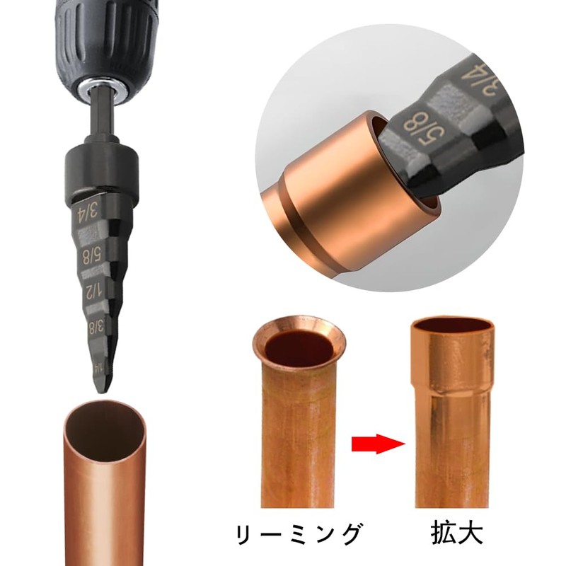 Saipor 2pcs Copper Tube Expander HVAC Copper Tube Flaring Tool