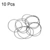 sourcing map Pack of 10 Rubber Rings O-Rings Metric Sealing
