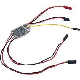 Dual Way Bidirectional 5A Brushed ESC 2S-3S Lipo ESC Speed Controller for RC Model Boat Tank 130 180 Brushed Motor Replacement Parts