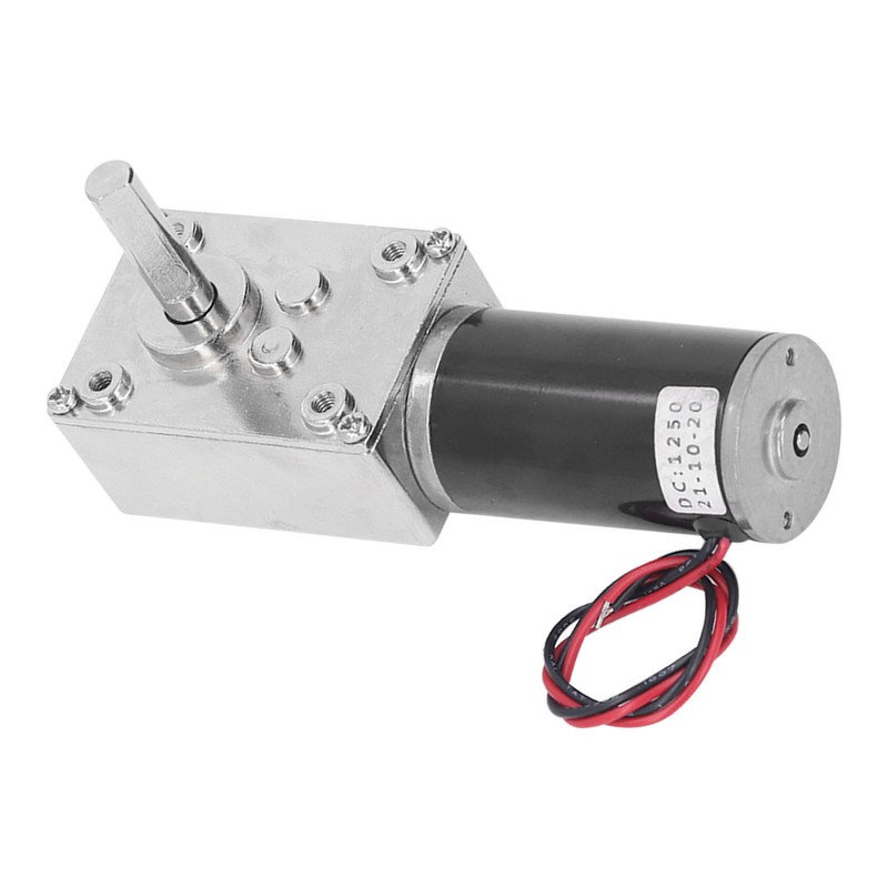 DC Geared Motor Small 18W Large Torsion Reversible Turbine Worm