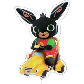 Folienballon mit gelbem Taxi, Party-Dekoration, Cartoon-Figur