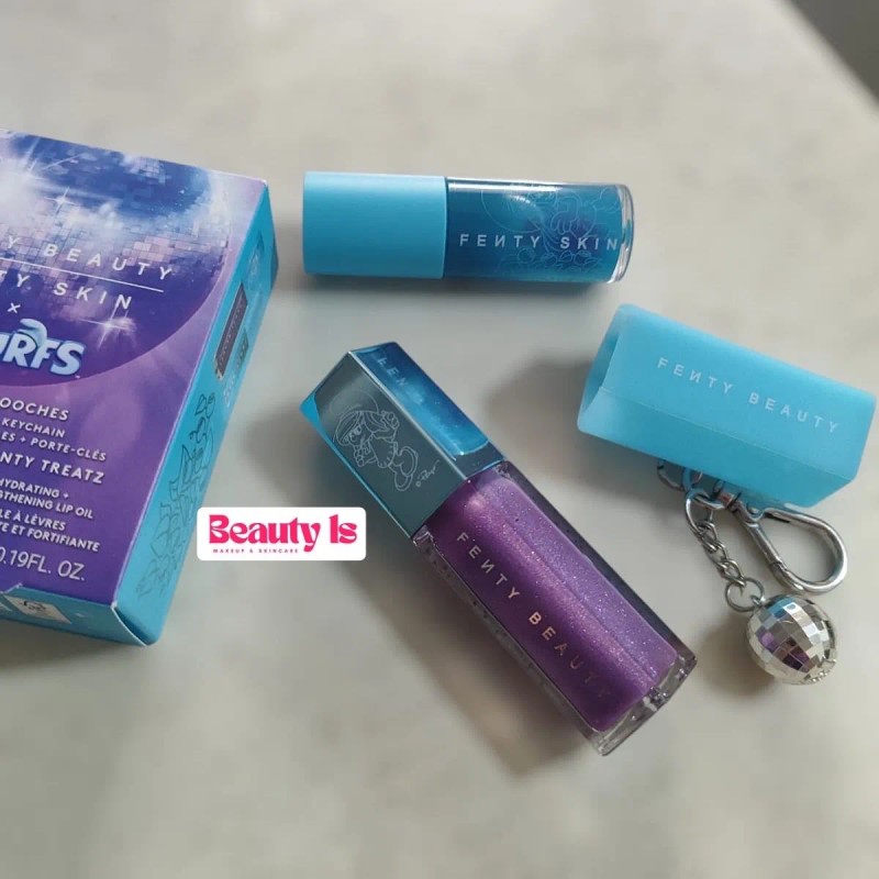 Smurfette Smooches Lip Essentials Duo+keychain Fenty Beauty