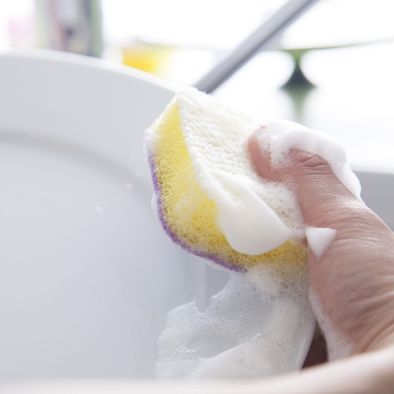 aysén Durable Sponge Soft (approx. 7.2 × 16.5 × 2.1 cm) ky501 