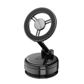 Smartphone Holder, Car, Smartphone Stand, Car Holder, 2026 Industry’s First Nogel Adsorption, Vacuum Suction Cup, Super Strong Magnetic, 360° Freely Rotating, N52 Magnet, One-Hand Operation, Smartphone Stand, Car Supplies, Metal Ring Included, Mobile Holder, Magsafe Fully Compatible with All Models