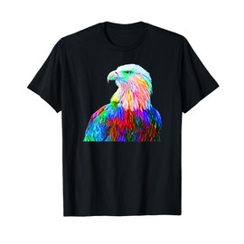 Colorata Aquila Falco Uccello Maglietta