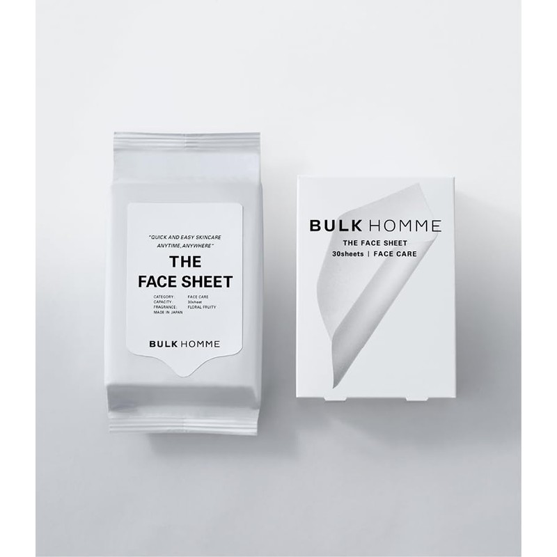 バルクオム フェイスシート 30枚入り メンズ 汗拭きシート 高保湿 フローラルフルーティの香り