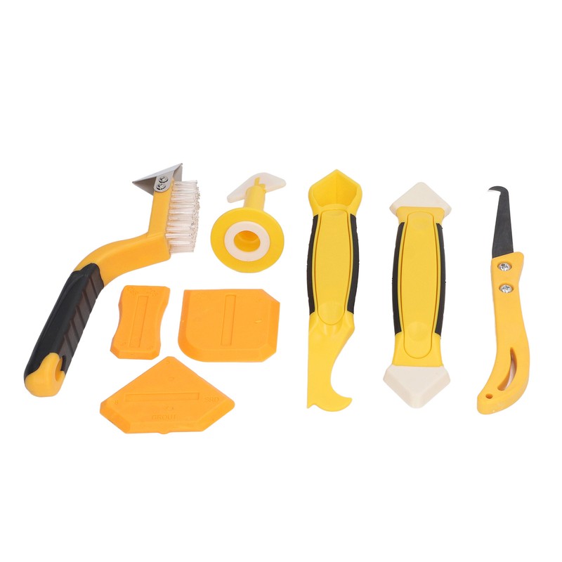 Caulking Tool Kit 8 Piece Silicone Joint Tools Caulk Remover