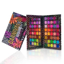 BPerfect Paleta de sombras Carnaval III Love Tahití con 40 sombras de alta pigmentación                                                               