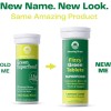Effervescent Green Superfood Tablets - Lemon Lime, 60 Count for