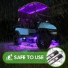 10L0L 6PCS Golf Cart Underbody Light Kit with Canopy Lights,
