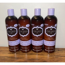 Hask 4 Bottles, Hask Volumizing Conditioner Chia Seed Oil w/ Hydra Boost 12oz