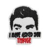 I Have Asked You Thrice Office Meme Embroidered Iron On