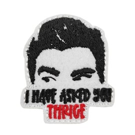 I Have Asked You Thrice Office Meme Embroidered Iron On Patch Emblem