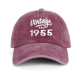 NOEMIN 70th-1955 Birthday Gifts for Women Mom Grandma Funny Presents Vintage Baseball Caps UK