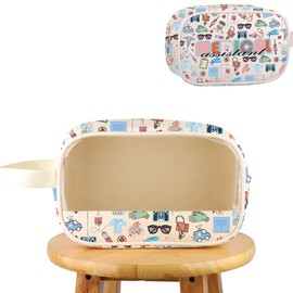 CMNIM Medical Assistant Makeup Bag Ma Assistant Graduation Merch Nurse Clear Cosmetic Travel Zipper Pouch for Nursing Student (MA C Makeup Bag)