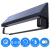 Solar Powered Motion Sensing Self-Contained Outdoor-Indoor LED Wall Step Security