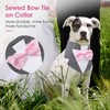 AOFITEE Formal Small Dog Tuxedo, Dog Wedding Bandana Collar with