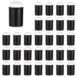 YBEATY 30 PCS Finger Painting Sponge Craft Drawing Set Craft Finger Sponge Daubers Black Convenient Washable Face Paint Sponges Painting for Art Ink Crafts Card Making Stamping DIY Ink