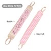 Healeved 2pcs Bath Towel Shower Gloves Back Exfoliating Straps Soft