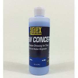 Ardex New Concept Professional Tire & Trim Shine - Water-Based Dressing for Vinyl, Rubber, Dash & Seats - Long-Lasting Tire Cleaner & Shine Applicator - Protects Interior/Exterior Surfaces - 16oz