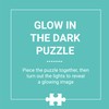 Mudpuppy Space Illuminated 500 Piece Glow in The Dark Jigsaw