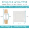 ViveCare Emergency Wound Closure Device Kit 4 Pcs - Adhesive