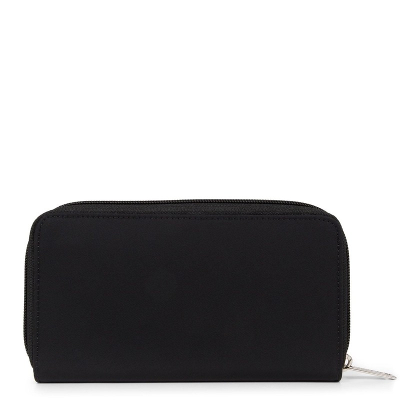Lancaster Basic Verni, Unisex Adult Travel Accessory Wallet, Noir