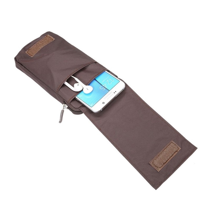 DFV mobile - Multi-Functional Universal Vertical Stripes Pouch Bag Case