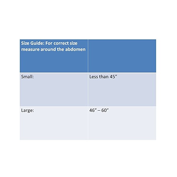 Alpha Medical Three Panel-Elastic Abdominal Binder. L0625 (Large)