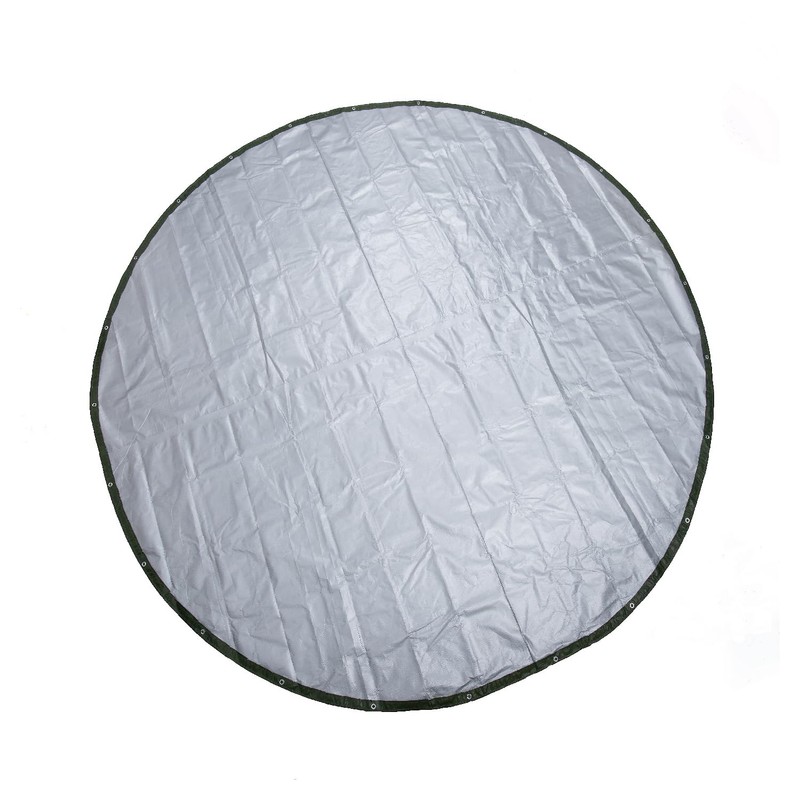 GUARD SHIELD Round Tarp 8 Feet Waterproof Heavy Duty Circle