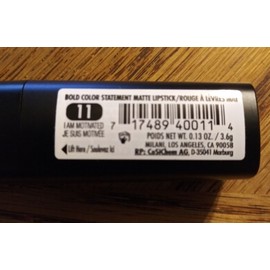 Milani Bold Matte 11 (I AM MOTIVATED) Matte Lipstick Bold Color Statement .13oz