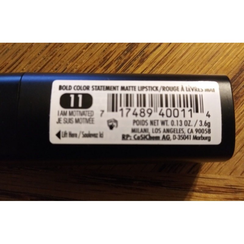 Milani Bold Matte 11 (I AM MOTIVATED) Matte Lipstick Bold