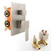 SKOWLL Shower Valve Wall Mount Shower Mixer Control Kit 3