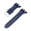 SANDEIN 38mm Watch Band Compatible with Invicta, Soft Silicone Rubber