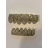 Solid 925 Sterling Silver Real Grillz - 14k Yellow Gold