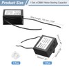 sourcing map CBB61 Capacitor, 14uF 450V 2-Wire Ceiling Fan Motor