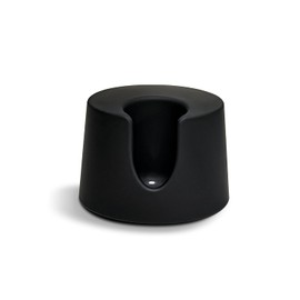 Soporte para afeitadora y cepillo para polvo (Black Razor Stand Eccentric Cylinder)