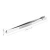 VILLFUL 15pcs Stainless Steel Flat Head Tweezers for False Lashes
