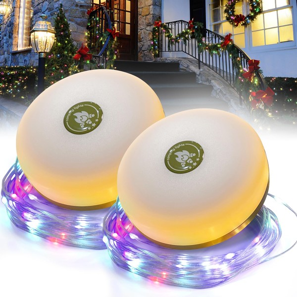 Camping Fairy Lights, Outdoor Fairy Lights with 8 Lighting Modes,