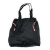 Victoria's Secret Packable Duffle Tote Bag, Black Subtle Logo