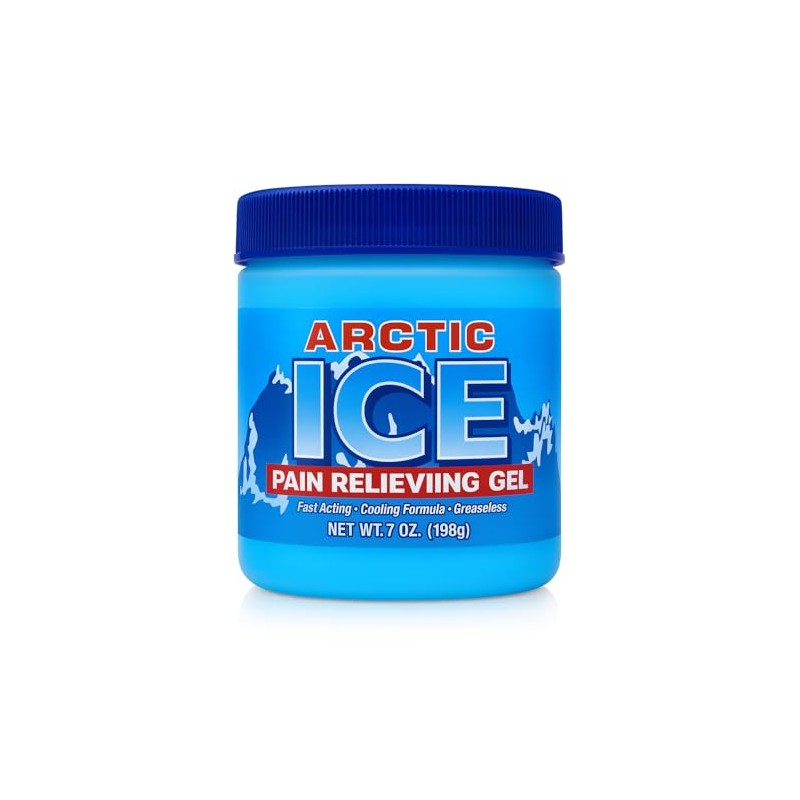Artic Ice Pain Relieving Gel 2% Menthol Blue 7 Ounce,