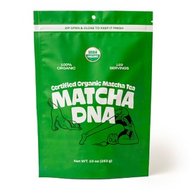 Matcha DNA Organic Matcha Green Tea Powder - 10 oz Pure Premium Culinary Grade Matcha (283 grams)