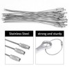 20 Unids Alambre De Acero Inoxidable Llaveros Cable Heavy Duty