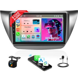 [4+64G] 8-Core Android 13 Car Stereo for Mitsubishi Lancer 9 IX 2000-2010 with Wireless Carplay&Android Auto,9 Inch Car Radio with Mirror Link Bluetooth FM/RDS WiFi GPS SWC Dual USB+Backup Camera