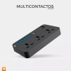 Maíz Multicontacto Cargador Barra Usb Supresor Picos Escritorio